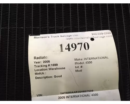 INTERNATIONAL 4300 Radiator