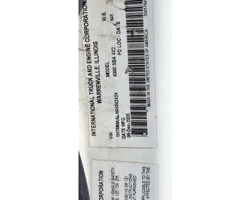 INTERNATIONAL 4300 Vehicle For Sale