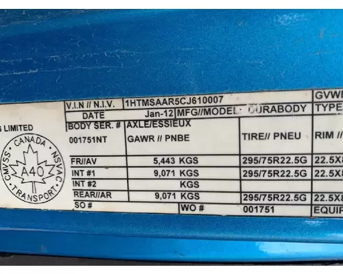 INTERNATIONAL 4400 LP Complete Vehicle