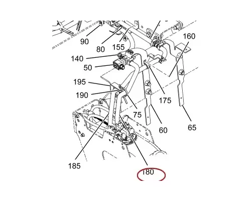 INTERNATIONAL 4400 Coolant Pipe 