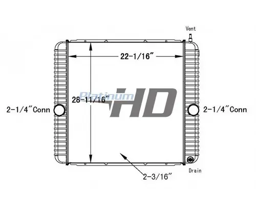 INTERNATIONAL 4400 RADIATOR ASSEMBLY