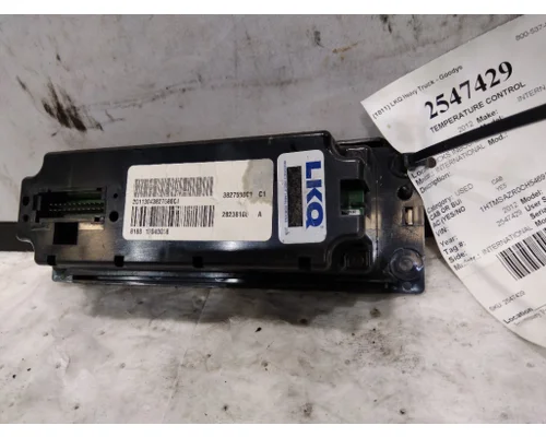 INTERNATIONAL 4400 TEMPERATURE CONTROL