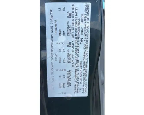 INTERNATIONAL 4400 WHOLE TRUCK FOR RESALE