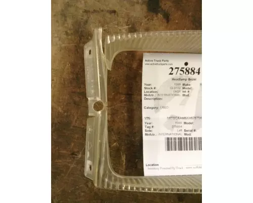 INTERNATIONAL 4700 / 4900 Headlamp Bezel