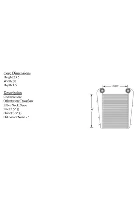 INTERNATIONAL 4800 Charge Air Cooler