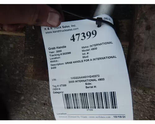 INTERNATIONAL 4900 Body Parts, Misc.