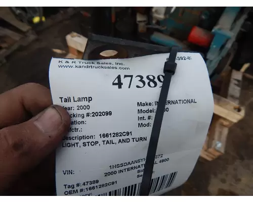 INTERNATIONAL 4900 Lamp, Tail