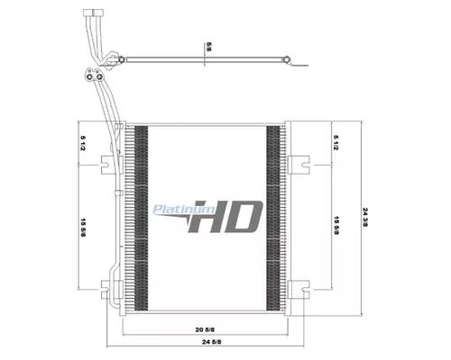 INTERNATIONAL 5000 Air Conditioner Condenser