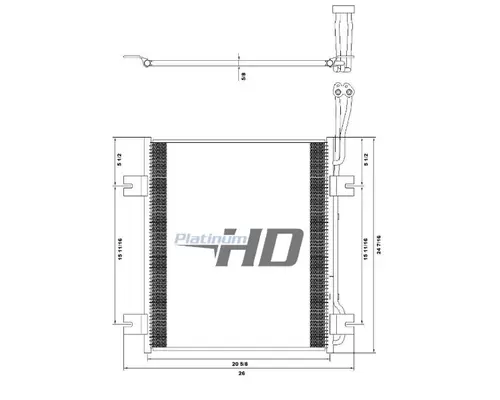 INTERNATIONAL 5500I AIR CONDITIONER CONDENSER