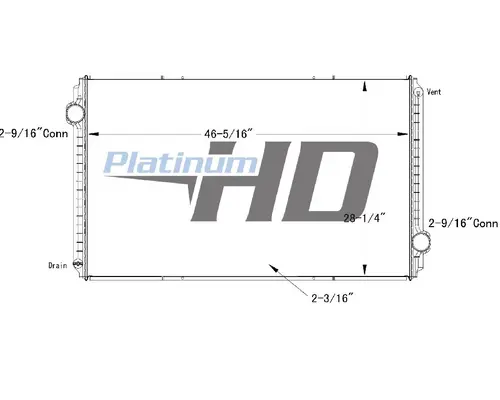 INTERNATIONAL 5500I RADIATOR ASSEMBLY