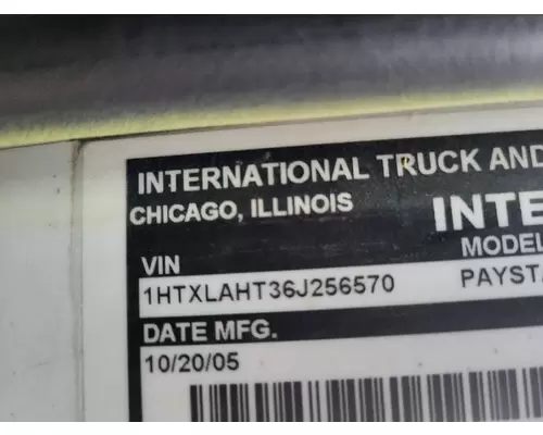 INTERNATIONAL 5500I WHOLE TRUCK FOR RESALE