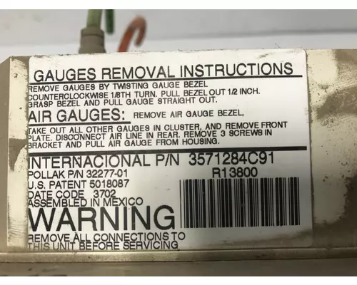 INTERNATIONAL 5600I Dash Assembly