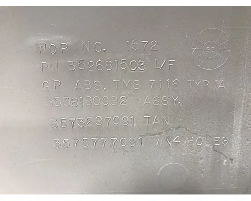 INTERNATIONAL 5600I Dash Assembly