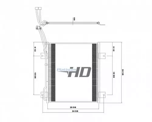 INTERNATIONAL 5900I AIR CONDITIONER CONDENSER