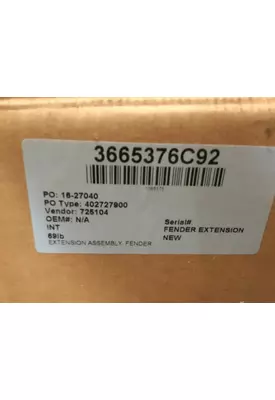 INTERNATIONAL 5900I Fender Extension