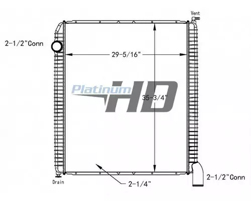 INTERNATIONAL 5900I RADIATOR ASSEMBLY