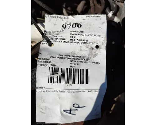 INTERNATIONAL 7.3 DIESEL Engine Assembly