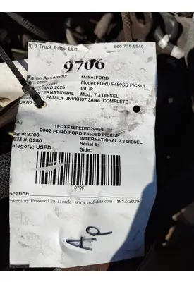 INTERNATIONAL 7.3 DIESEL Engine Assembly