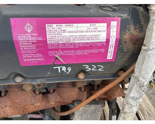 INTERNATIONAL 7.3 Engine Assembly