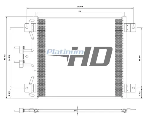 INTERNATIONAL 7100 AIR CONDITIONER CONDENSER