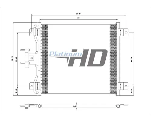 INTERNATIONAL 7100 AIR CONDITIONER CONDENSER