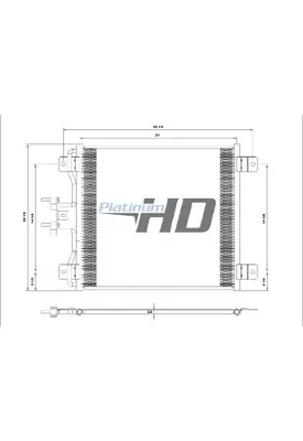 INTERNATIONAL 7100 AIR CONDITIONER CONDENSER