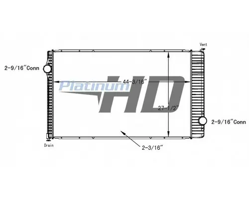 INTERNATIONAL 7300 RADIATOR ASSEMBLY