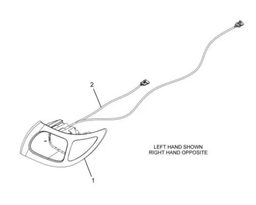 INTERNATIONAL 7400 Headlamp Assembly