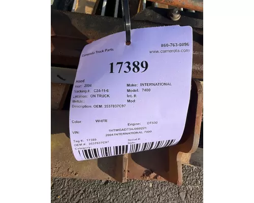 INTERNATIONAL 7400 Hood
