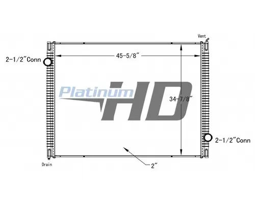 INTERNATIONAL 7400 RADIATOR ASSEMBLY