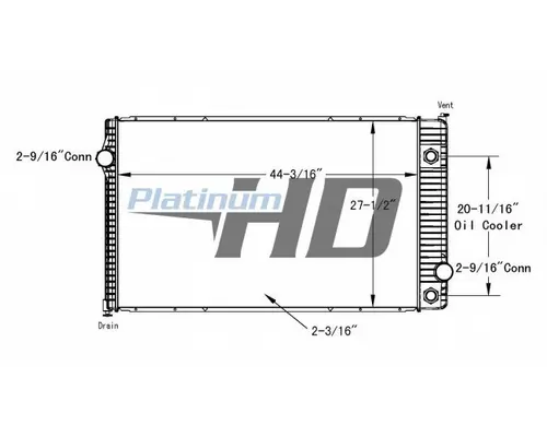 INTERNATIONAL 7400 RADIATOR ASSEMBLY