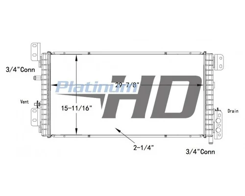 INTERNATIONAL 7400 RADIATOR ASSEMBLY