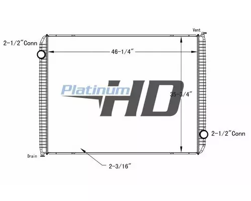 INTERNATIONAL 7400 RADIATOR ASSEMBLY