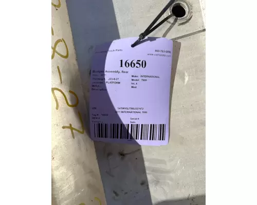 INTERNATIONAL 7600 Bumper Assembly, Rear