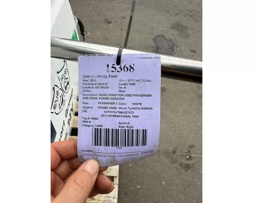 INTERNATIONAL 7600 Door Assembly, Front