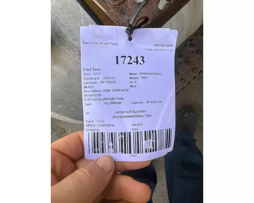 INTERNATIONAL 7600 Fuel Tank