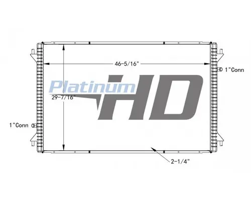 INTERNATIONAL 7600 RADIATOR ASSEMBLY