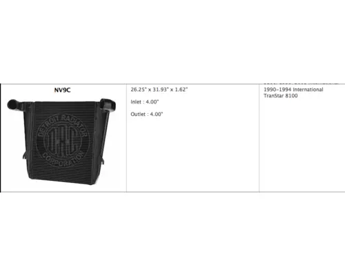 INTERNATIONAL 8100_NV9C ChargeAirCooler