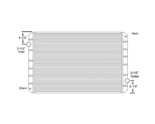 INTERNATIONAL 8200 RADIATOR ASSEMBLY