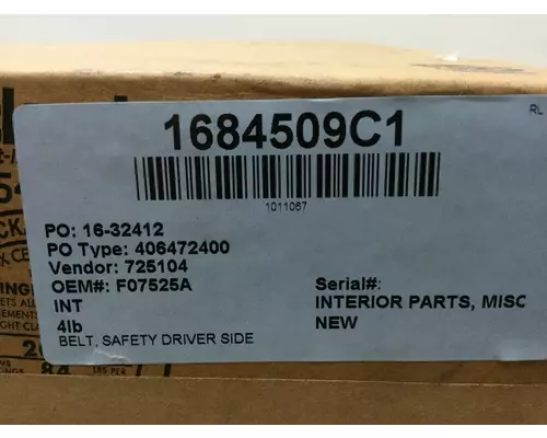 INTERNATIONAL 8300 Interior Parts, Misc.