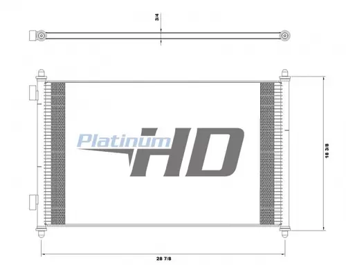 INTERNATIONAL 8600 AIR CONDITIONER CONDENSER