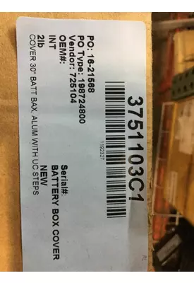 INTERNATIONAL 8600 Battery Box