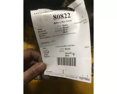 INTERNATIONAL 8600 Battery Box