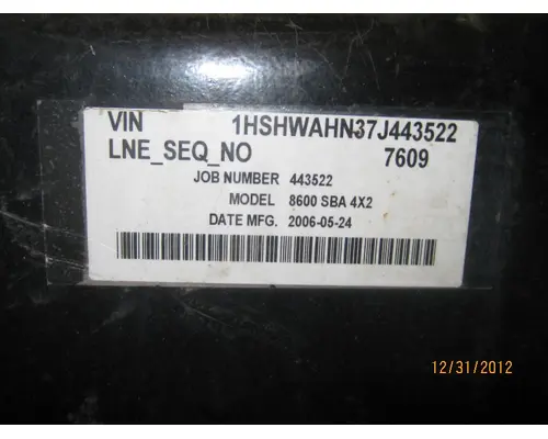 INTERNATIONAL 8600 Cab Mount 119