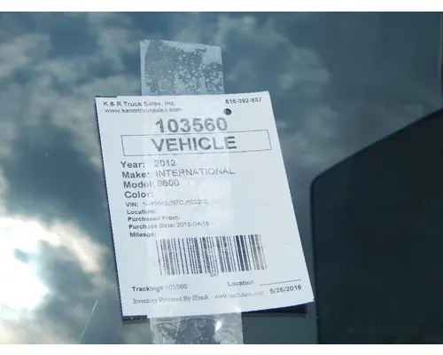 INTERNATIONAL 8600 Dash  Console Switch