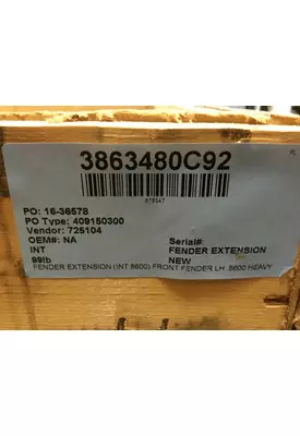 INTERNATIONAL 8600 Fender Extension