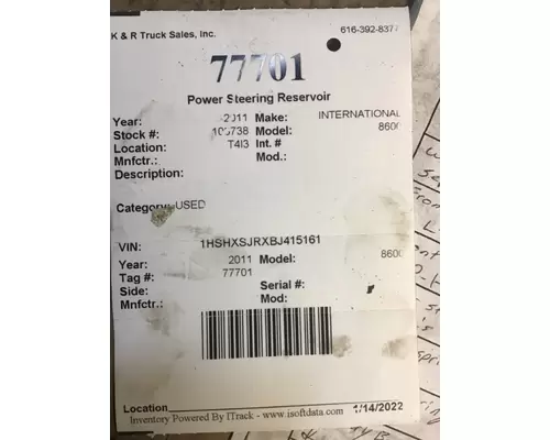 INTERNATIONAL 8600 Power Steering Assembly
