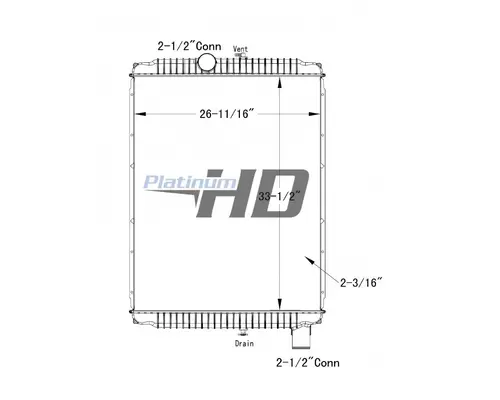 INTERNATIONAL 8600 RADIATOR ASSEMBLY