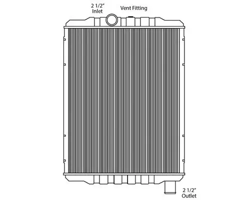 INTERNATIONAL 8600 RADIATOR ASSEMBLY