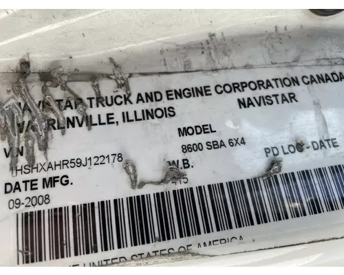 INTERNATIONAL 8600 Vehicle For Sale